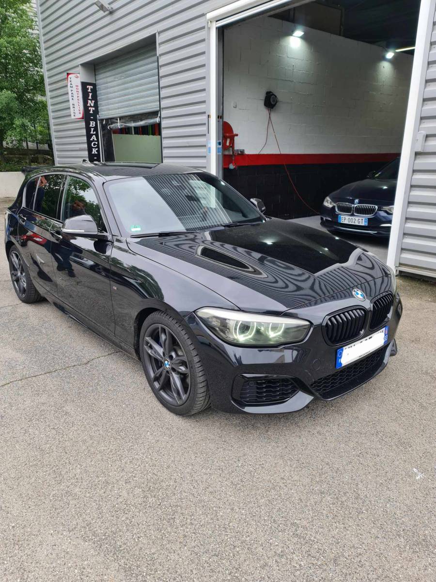 Feux teintés sur cette Bmw  140I sur Montpellier 