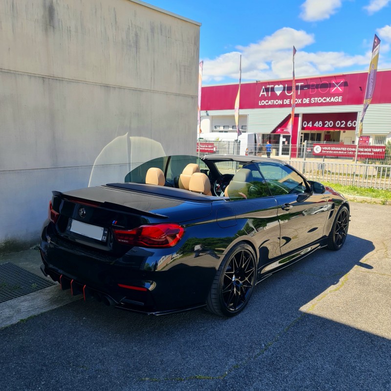 Pose de film solaire avec feux teintées sur cette Bmw m4