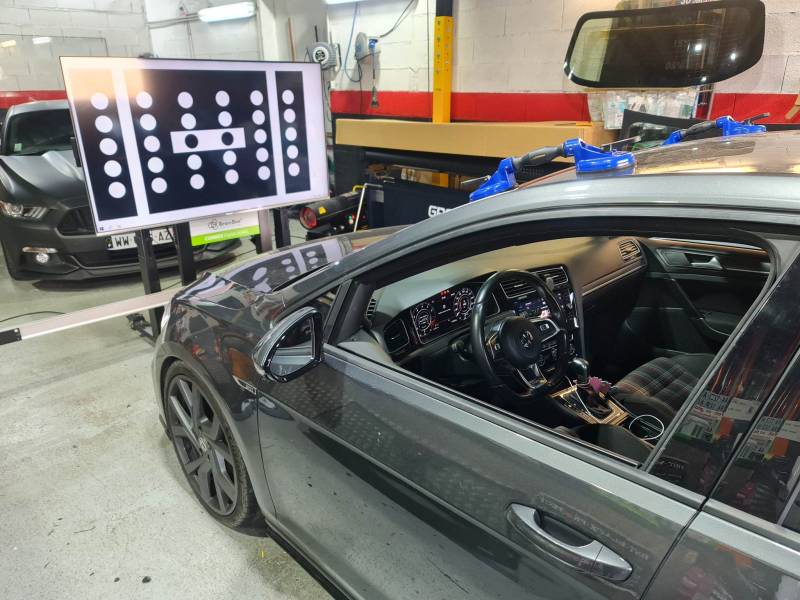 Calibrage de caméra sur cette Volkswagen golf gti sur Montpellier 
