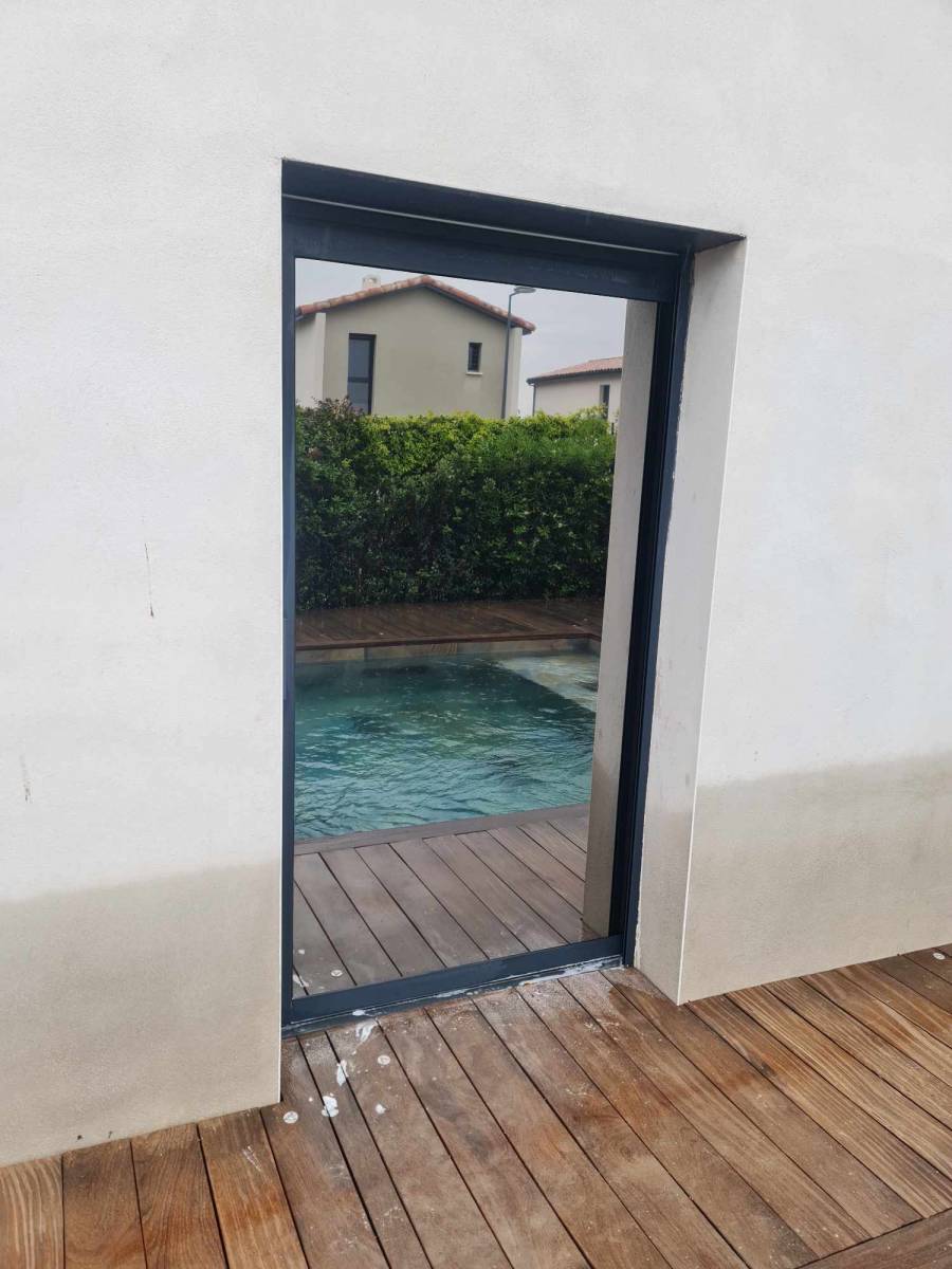 Vitres teintées sur villa sur Montpellier 