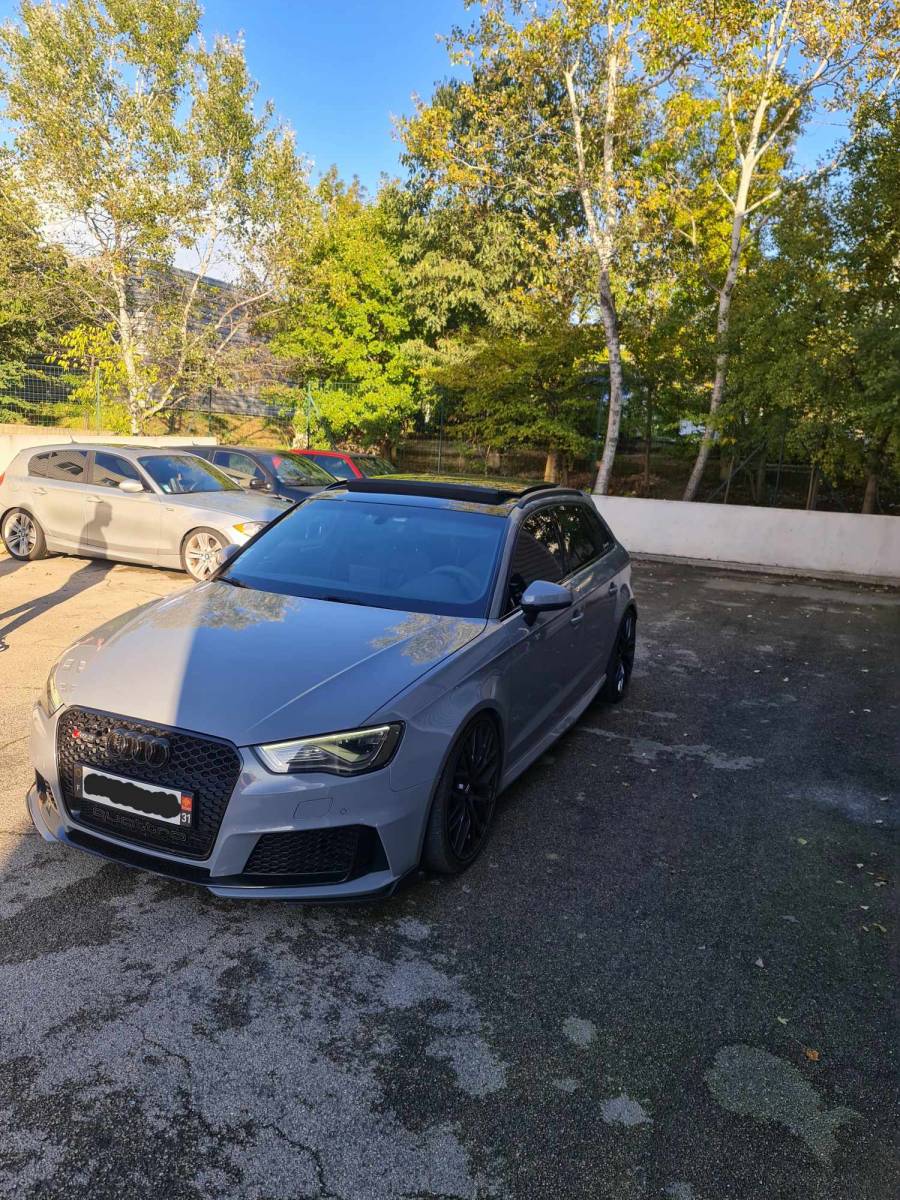 Vitres teintées sur Montpellier sur cette Audi rs3 