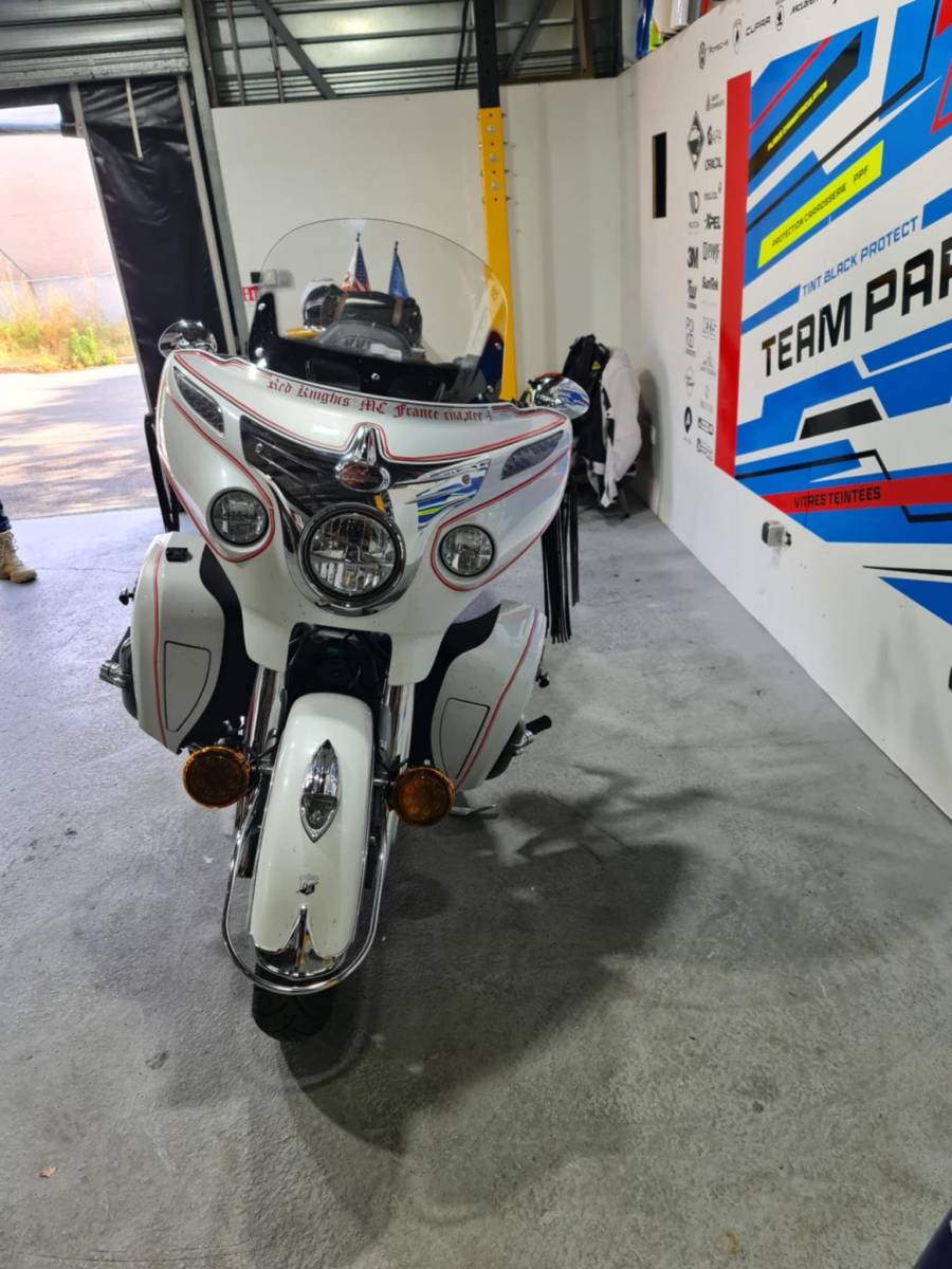 Covering moto sur Lunel 