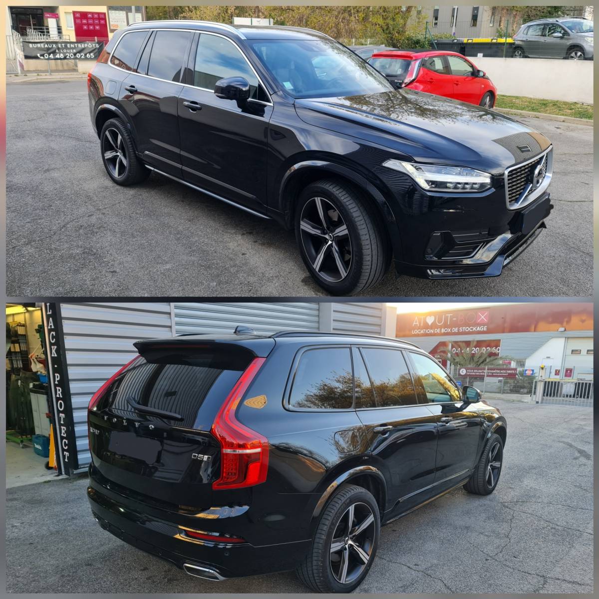 Traitement solaire intégral avec suppression e chrome sur ce Volvo Xc90