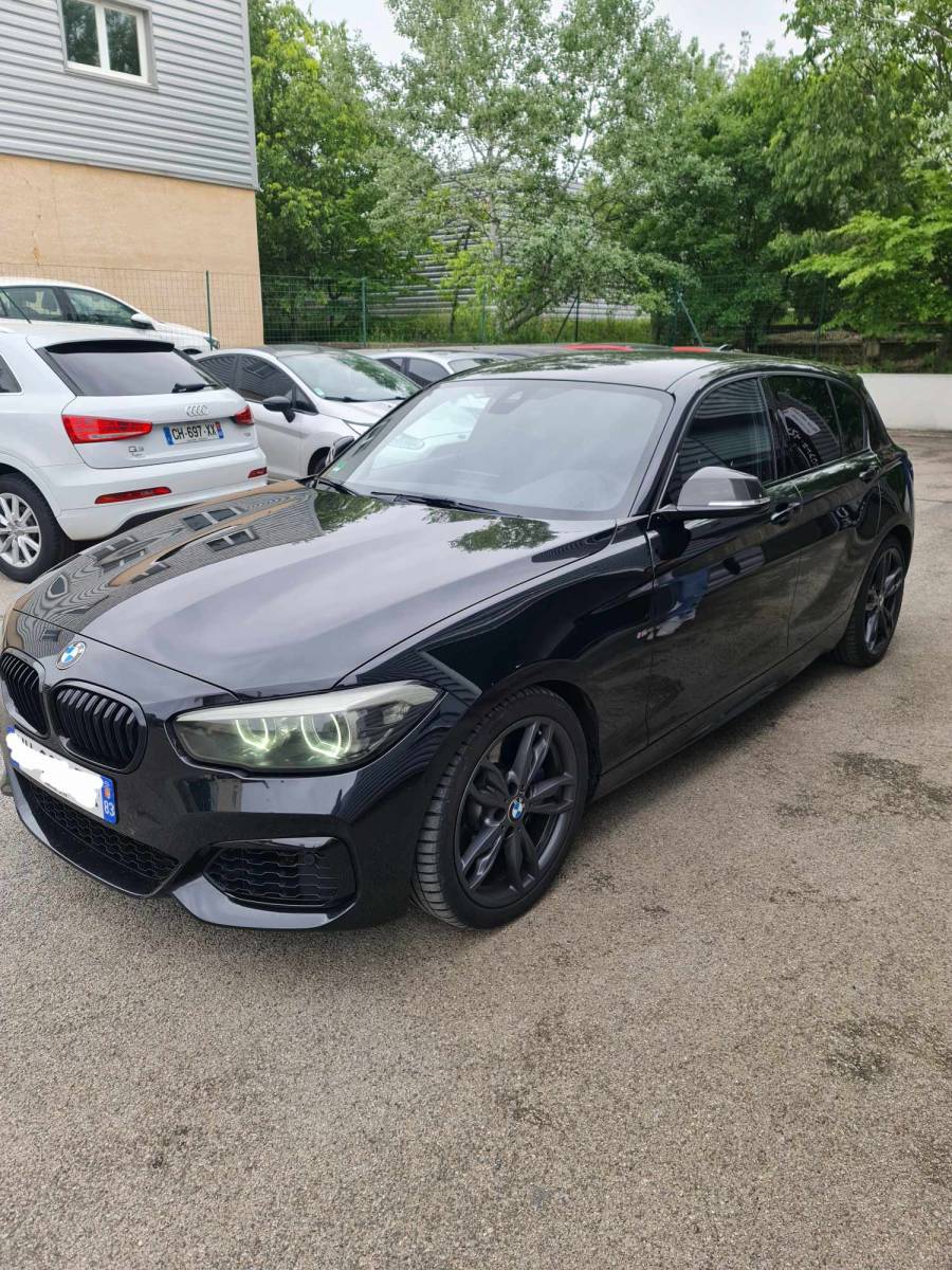 Vitres teintés sur cette Bmw 140I sur Montpellier 