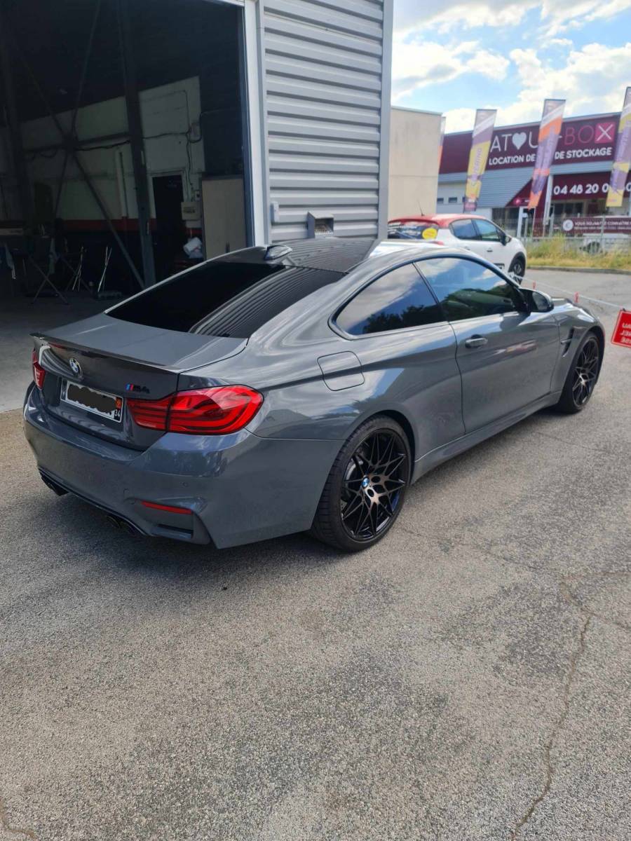 Vitres teintées sur Bmw M4 sur Montpellier 